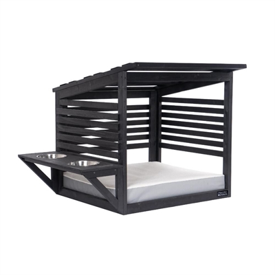 Nordic Paws Luksus Hundelounge med Pude og Hundebar